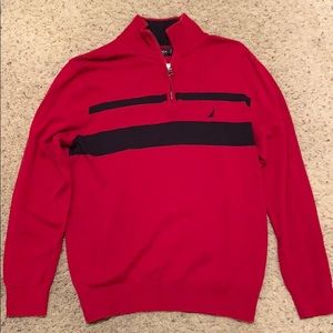 Mens quarter zip nautica sweater